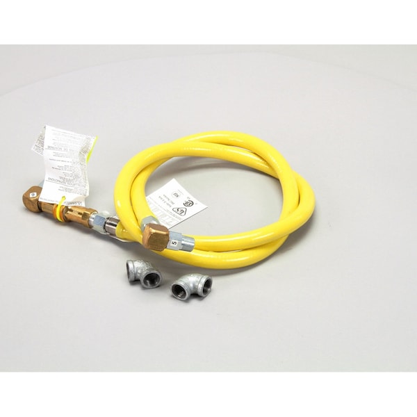 T&S Brass Gas Hose WQuick Disconnect 12 Npt 72 Long I HG-4C-72S - main